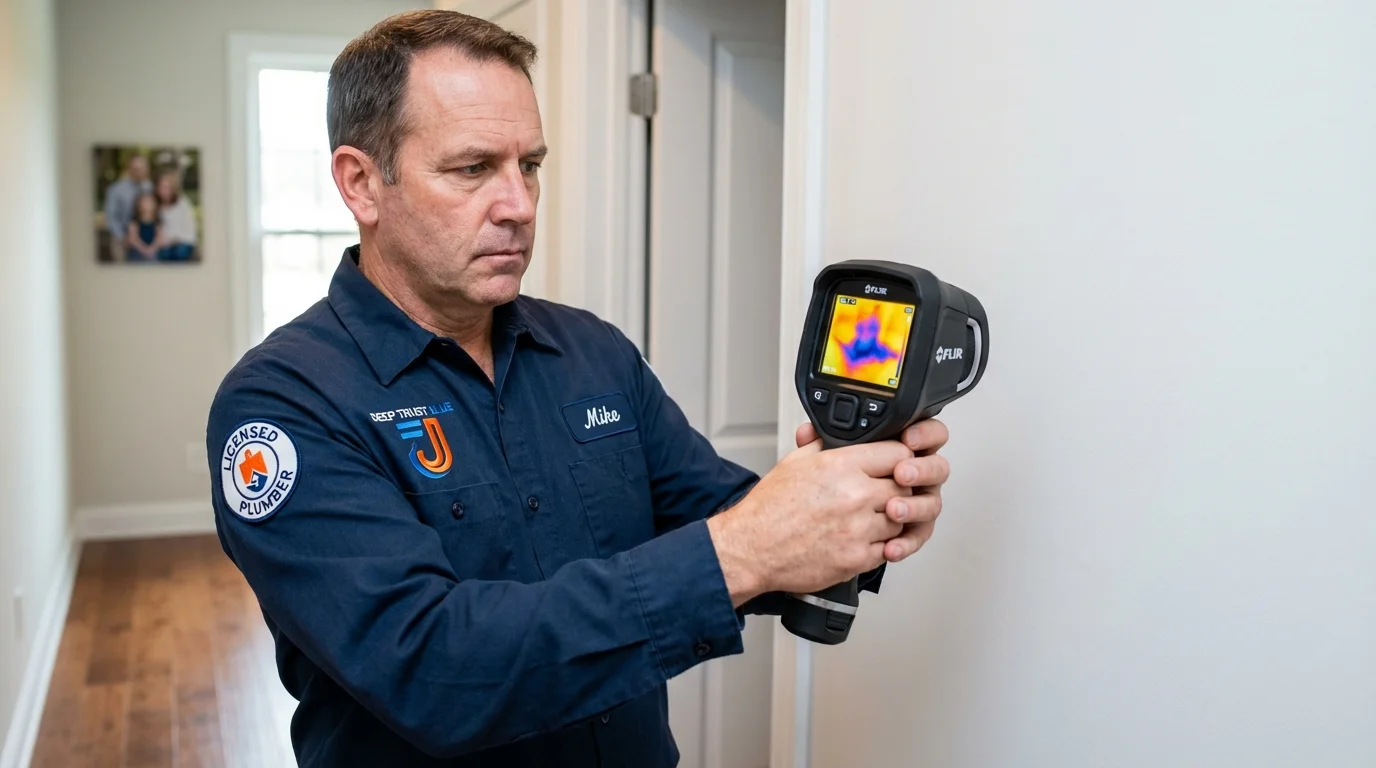 Thermal imaging leak detection by Johns Plumbing LLC in Saint Robert